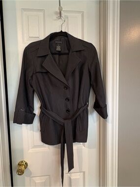 Ingredients Charcoal Belted Women's Blazer Jacket